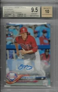 2018 Topps Chrome Update Scott Kingery RC Refractor Auto ~ Gem Mint BGS 9.5 10 - Bild 1 von 1