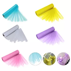 Rollo de tela de organza de 25 m para decoración de bodas fiestas silla arcos mesa marco corredor - Imagen 1 de 14