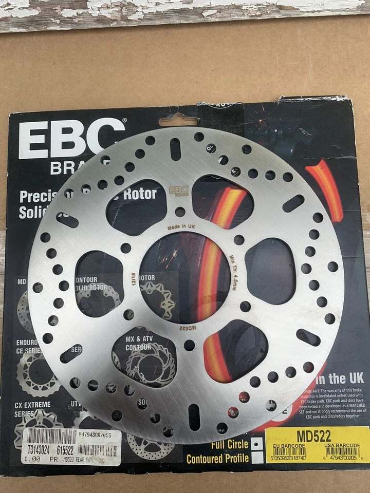 Rotor de freno trasero EBC #MD522 Buell Lightning/Firebolt/Ulises Foto 1 de 2