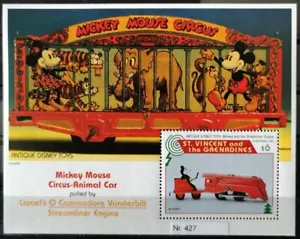 DD427 Grenadine San Vincenzo MNH Disney Cartoni Animati Animazione Giocattoli Antichi Topolino - Foto 1 di 6