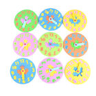 1 Piece Kids DIY Clock Learning Education Toy Jigsaw Puzzle Game for Children H8