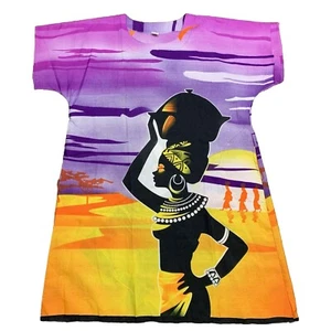 Africa Fashions Mama & Mama Hauskleid MuuMu Stammesfrau Einheitsgröße Volkskunst - Bild 1 von 17