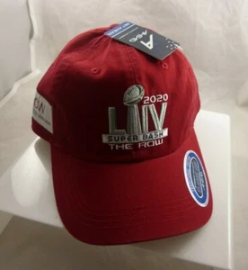 Superbowl 54 hat cap Kansas City Chiefs vs San Francisco 49ERS The row party red - Picture 1 of 12