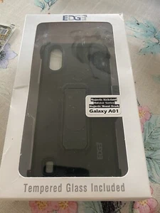 Samsung Galaxy A01 Phone Case,Slim Shockproof Cover & Tempered Glass Protector - Zdjęcie 1 z 4