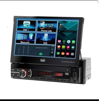 Trevi MDV 6380 DAB 7" DAB+ Touchscreen Lettore Multimediale - Nero - Immagine 1 di 4