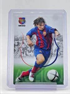 LIONEL MESSI 2004 PANINI SPORTS MEGA CRACKS ROOKIE BARCA CAMPEON DAMAGE Q1300 - Picture 1 of 2