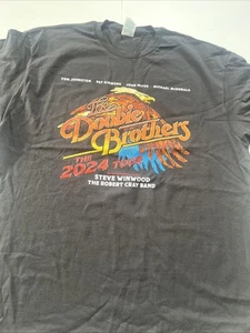 Camiseta The Doobie Brothers 2024 Negra Tour X-Grande NUEVA - Imagen 1 de 4