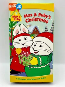 Nick Jr Max & Ruby's Christmas VHS Tape with sleeve - Picture 1 of 4
