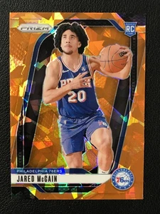 2024-25 Panini Prizm #222 Jared McCain Orange Ice Prizm Philadelphia 76ers - Picture 1 of 2