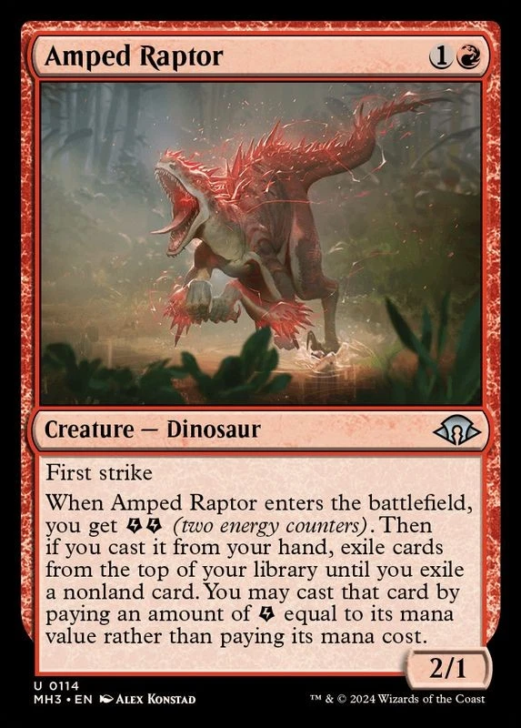 MTG Amped Raptor English [MH3] - Image 1 of 1