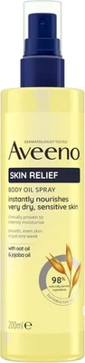 Aveeno Skin Relief Body Oil Spray with Oat Oil Jojoba Oil Sensitive Skin,  200Ml - Image 1 of 4