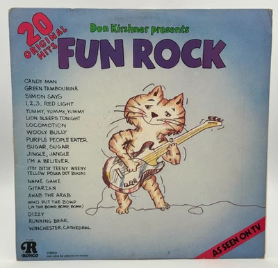 Don Kirshner Presents Fun Rock 12" Vinyl Record - 20 Original Hits - Tested Foto 1 de 4
