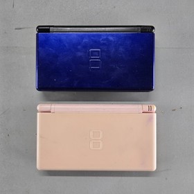 Lot of 2 Nintendo DS Lite Handheld Console (USG-001) Blue & Pink FOR PARTS 