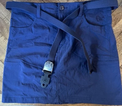 Cub Scouts BSA Niñas Talla 14 Uniforme Azul Falda Y Cinturón NUEVO Foto 1 de 4