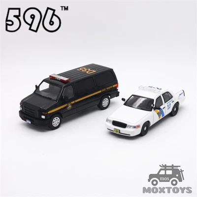 596Model 1:64 CV New Jersey/E New York State Police Diecast Model Car  - Image 1 of 4