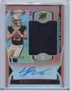 Spencer Rattler Auto 2024 Panini Certificato RC Rookie RPA /349 Saints - Foto 1 di 1