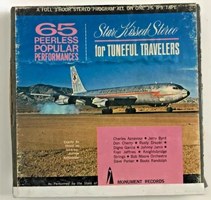 American Airlines Star Kissed Stereo W-27 3-Hours Reel Tape 3-3/4ips Lousy Box - Picture 1 of 3