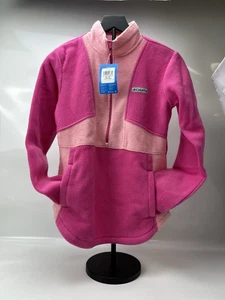 Columbia Fleece Damen XS Pink Brustkrebs leicht Full Zip FS - Bild 1 von 4