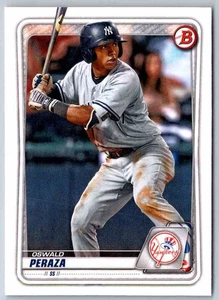 Tarjeta de béisbol 2020 Bowman Draft Oswald Peraza #BD-27 - Imagen 1 de 2