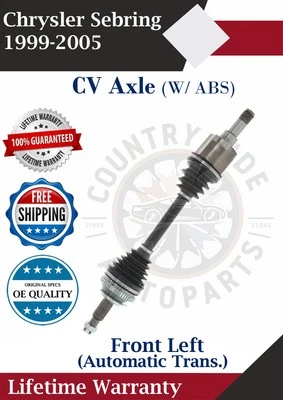 Nuevo eje CV delantero izquierdo OE para Chrysler Sebring 1999-2005 garantía de por vida Foto 1 de 4