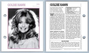 Goldie Hawn - 1980's Atlas Editions Movie Star Card - Picture 1 of 1