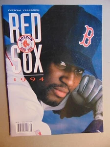 1994 BOSTON RED SOX OFFICIAL YEARBOOK MO VAUGHN COVER - Picture 1 of 1