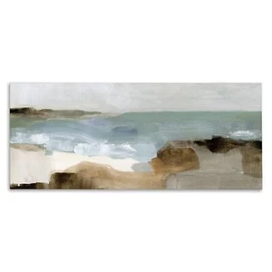 Stupell Industries Abstract Ocean Wave Landscape Muddy Earth Tones, Designed ... - Picture 1 of 8