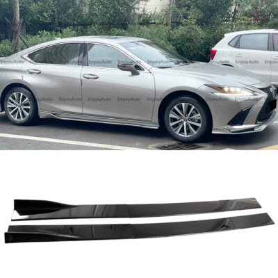 For Lexus GS300 GS350 86" Side Skirt Extension Rocker Panel Splitter Black Foto 1 de 4