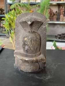 Old Antique Hand Carved Sandstone Lord Shiva Lingam Worship Idol Stone Statue - Picture 1 of 10