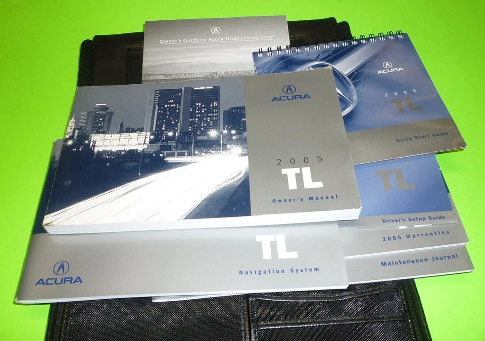 Juego manual del propietario Acura TL 2005 05 + estuche + guía de navegación Foto 1 de 1