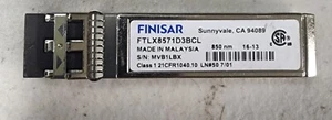 FTLX8571D3BCL Finisar 10Gb/s 10km 850nm Single Mode SFP+ Transceiver - Picture 1 of 2
