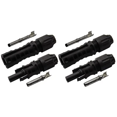 MC4-EVO2 Stäubli Kupplungsstecker + Buchse Multi Contact 4-6mm² (2 Paar)