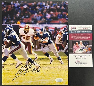 LaVar Arrington Autographed 8x10 Photo JSA w/COA Linebacker NFL W. Redskins #56! - Image 1 of 4