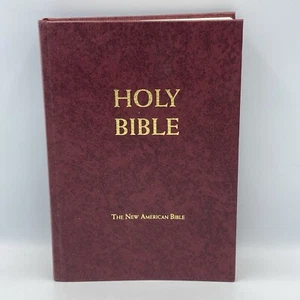 Vintage Holy Bible Red Fireside School Church Edition 2003 HB Large Print NAB - Picture 1 of 13