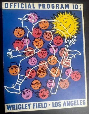 1957 Los Angeles Angels Vs Boston Red Sox Official Score Card Ted Williams RARE - Image 1 of 4