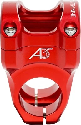 Industry Nine A35 MTB Mountain Bike Bicycle Stem Red +/- 8 degree 35.0 x 40mm - Image 1 of 4