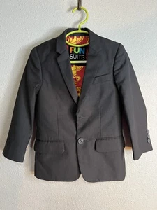 Boys Marvel Avengers Iron Man Fun Suits Coat Jacket Size 4 READ - Picture 1 of 7