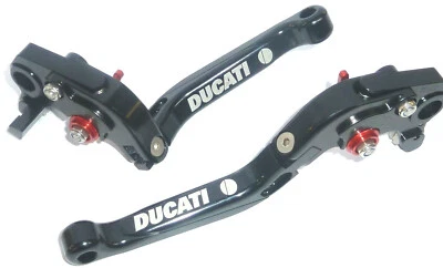 Ducati MONSTER 750 M750 FOLDING BRAKE  & CLUTCH LEVERS SET ROAD RACE TRACK S13ZA - Image 1 of 4