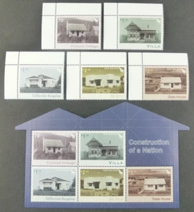 Neuseeland New Zealand 2014 Architektur Gebäude Häuser 3094-3098 Block 326 MNH - Bild 1 von 1