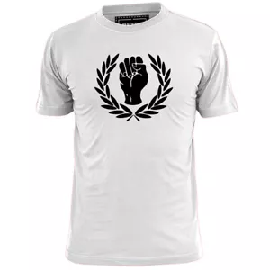 Maglietta Uomo Northern Soul Fist In Laurel Wigan Casino Ruota Torta Mecca - Foto 1 di 2