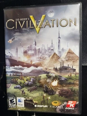 Sid Meier's Civilization V Intel MAC ONLY Apple 2010 - 3 DISCS / LIGHT SCRATCHES - Image 1 of 3