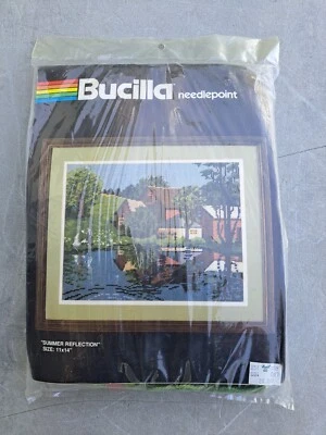 Bucilla Needlepoint Summer Reflection #4518 sellado sin abrir Foto 1 de 3