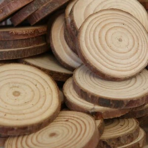 Wood slices for crafting | Wholesale wood slices for pyrography and woodburning - Picture 1 of 5