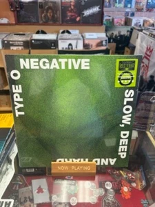 Type O Negative Slow Deep Hard NEW 2x LP GREEN & BLACK MARBLE Colored vinyl - Picture 1 of 2