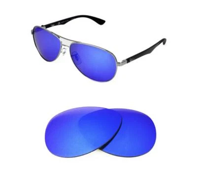 NEU POLARISIERTE CUSTOM ICEBLAUE SONNENBRILLE PASST RAY BAN RB3386 67 mm  - Bild 1 von 4