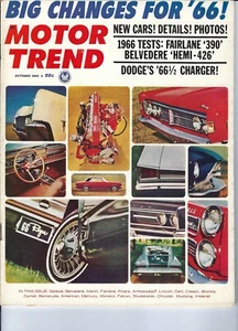 1966 Fairlane GTA, Belvedere hemi, Dodge, Studebaker, AMC, vintage Motor Trend. - Imagen 1 de 2