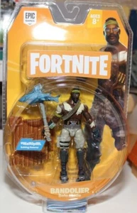 FORTNITE BANDOLIER SOLO MODE ACTION FIGURE NEW EPIC GAMES 4" 2018 JAZWARES - Picture 1 of 2
