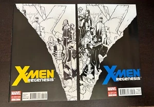 X-MEN REGENESIS #1 (Marvel Comics 2001) -- Juego de 2 variantes de boceto de segunda impresión - Imagen 1 de 2