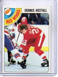 1978-79 TOPPS #48 DENNIS HEXTALL DERITO ALAS ROJAS - Imagen 1 de 2