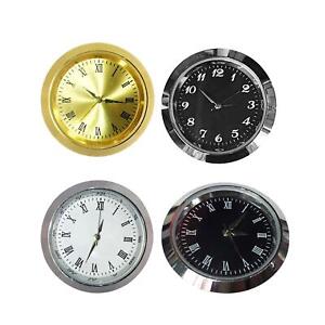 Classic Clock Insert Quiet Clock Head Round 35mm Easy to Read Movement for DIY